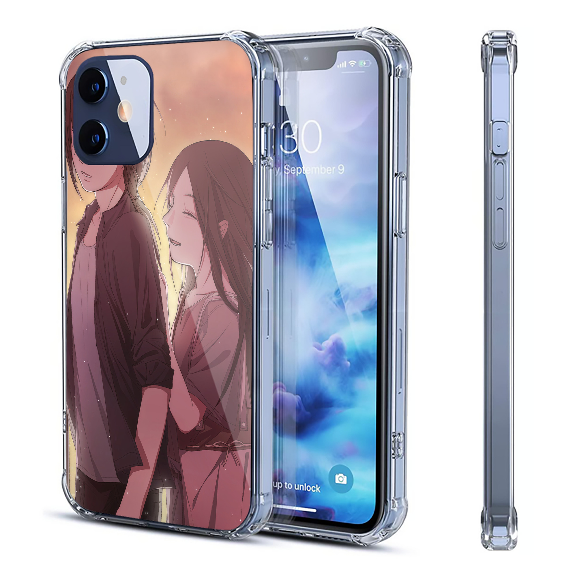 （画像用） NARUTO -ナルト- NARUTO -ナルト- 疾風伝 【iPhone 12シリーズ対応】透明スマホケース（クリアソフトケース）